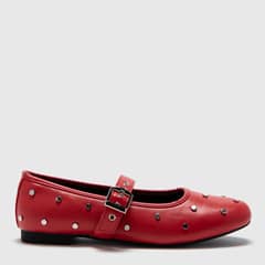 SYBILLA - Zapato Casual Rojo Sintético Para Mujer