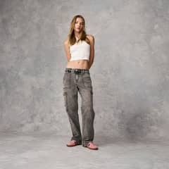 SYBILLA - Jeans Cargo Mujer