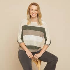 S COCCI - Sweater Mujer Liso Fit Regular