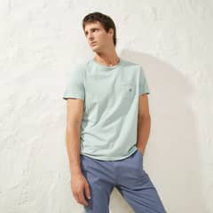 CASCAIS - Polera Casual Manga Corta Algodón Hombre