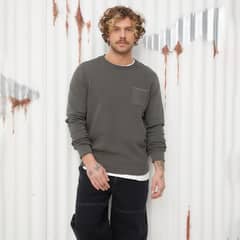 AMERICANINO - Sweater Algodón Manga Larga Hombre Casual