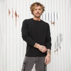AMERICANINO - Sweater Algodón Manga Larga Hombre Casual