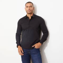 MOSSIMO - Camisa Manga Larga Slim Fit Hombre