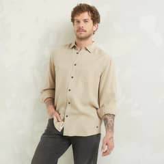 AMERICANINO - Camisa Manga Larga Regular Fit Hombre