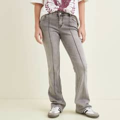 SYBILLA - Jeans Flare Mujer Algodón Estilo Casual