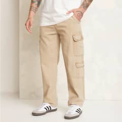 AMERICANINO - Pantalón Cargo Algodón Fit Straight