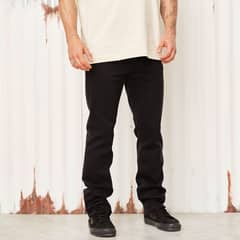 AMERICANINO - Jeans Slim Fit Hombre Algodón Negro
