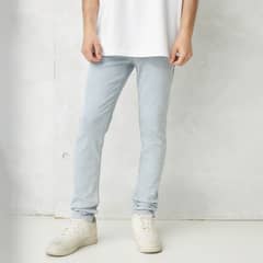 BEARCLIFF - Jeans Super Skinny Fit Hombre Algodón Stretch