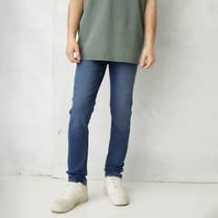 BEARCLIFF - Jeans Super Skinny Fit Hombre Algodón Stretch