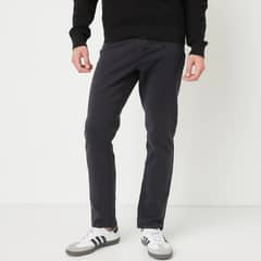 BASEMENT - Pantalón Casual Slim Fit Hombre Algodón