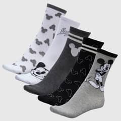 DISNEY - Pack de 5 Calcetines Mujer