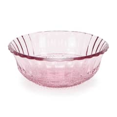 ROBERTA ALLEN - Set 4 Bowl Vidrio Labrado Rosado 370ml