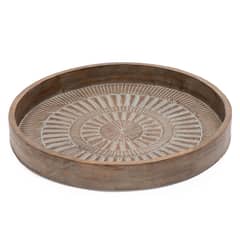 BASEMENT HOME - Plato Madera Líneas 45Cm