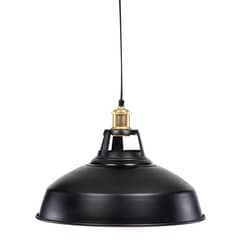 BASEMENT HOME - Lámpara Colgante Negra 40Cm