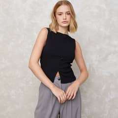 SYBILLA - Blusa Sin Mangas Mujer