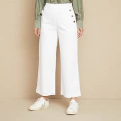 UNIVERSITY CLUB - Pantalón Flare Tiro Medio Mujer