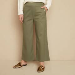 UNIVERSITY CLUB - Pantalón Flare Tiro Medio Mujer
