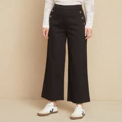 UNIVERSITY CLUB - Pantalón Flare Tiro Medio Mujer