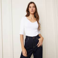 BASEMENT - Polera Manga Corta Mujer