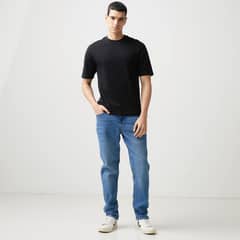 BASEMENT - Jeans Slim Fit Hombre Algodón Semi Elasticado