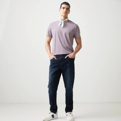 BASEMENT - Jeans Slim Fit Hombre Algodón Semi Elasticado