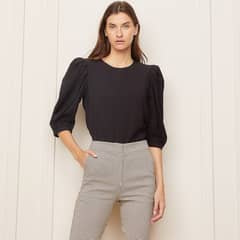 BASEMENT - Blusa Manga Globo Mujer