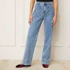 BASEMENT - Jeans Wide Leg Mujer