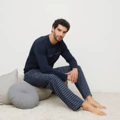 BENETTON - Pijama Largo Algodón Hombre