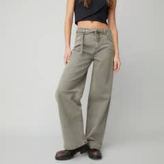 AMERICANINO - Jeans Baggy Tiro Alto Mujer