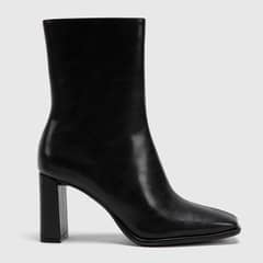 BASEMENT - Botines Mujer Taco Cuadrado Sintético
