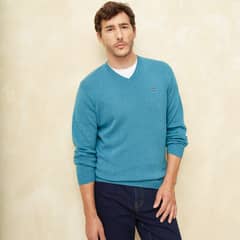 UNIVERSITY CLUB - Sweater Casual Algodón Hombre Cuello En V