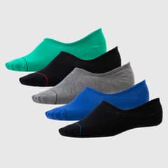 BENETTON - Pack De 5 Calcetines Invisibles Hombre