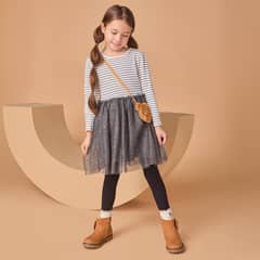 YAMP - Vestido Tutú Con Cartera Niña