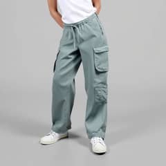 DOO AUSTRALIA - Pantalón Cargo Algodón Niña Tiro Alto