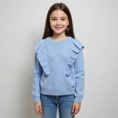 YAMP - Sweater Niña Manga Larga con Volantes