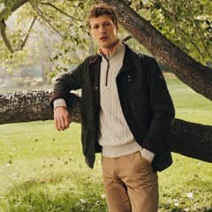 LA MARTINA - Sweater Tejido Trenzado Algodón Hombre