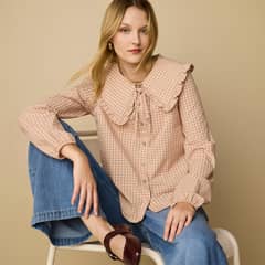 UNIVERSITY CLUB - Blusa Manga Larga Algodón Mujer