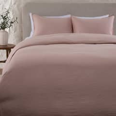 CASA CANTABRIA - Funda Plumón 100% Lino Rose
