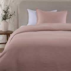 CASA CANTABRIA - Funda Plumón 100% Lino Rose