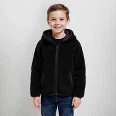 YAMP - Polerón Peludo Con Capucha Niño