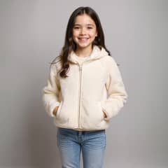 YAMP - Polerón Peludo Con Capucha Niña