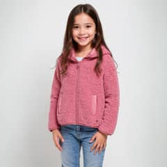 YAMP - Polerón Peludo Con Capucha Niña