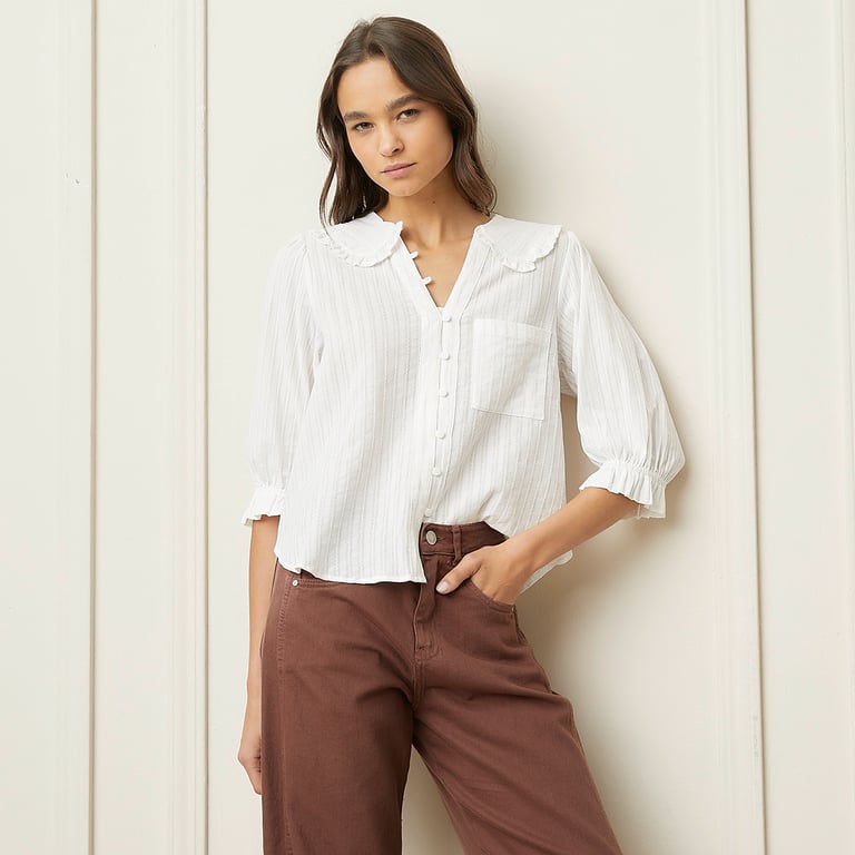 Basement Camisas Slim Fit Falabella Blusas Elegantes Blusas