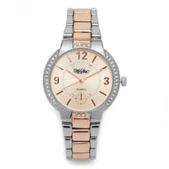 MOSSIMO - Set Reloj Análogo + Aros Mujer