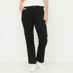 NEWPORT - Pantalón Cargo Tiro Medio Mujer