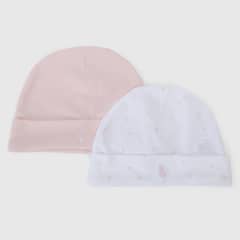 CONIGLIO - Pack de 2 Gorros Bebé Niña Algodón