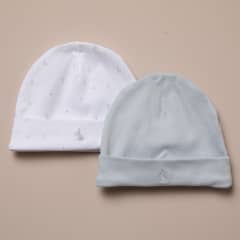 CONIGLIO - Pack de 2 Gorros Bebé Niño Algodón