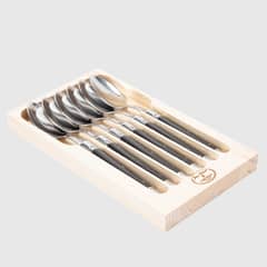LAGUIOLE - Set 6 Cucharas Mesa Negro