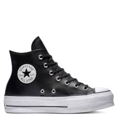 CONVERSE - Chuck Taylor All Star Lift Zapatilla Urbana Mujer Cuero Negro