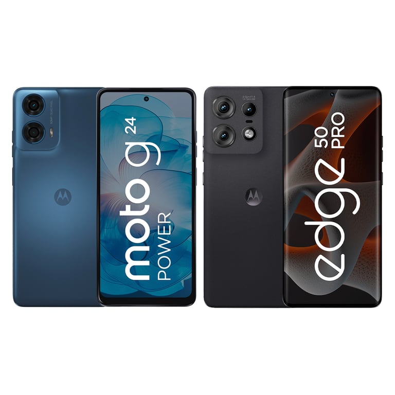 Pack Smartphone Edge 50 Pro 5g 512gb + G24 Power 256gb